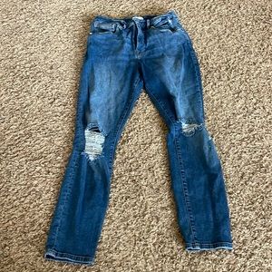 Good American Destroyed Skinny Jeans